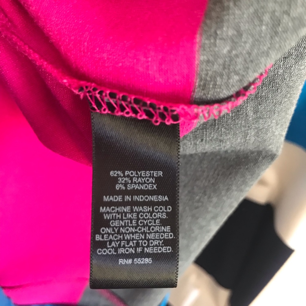 NWOT Racerback Multi Color Bodycon Dress - Picture 6 of 6